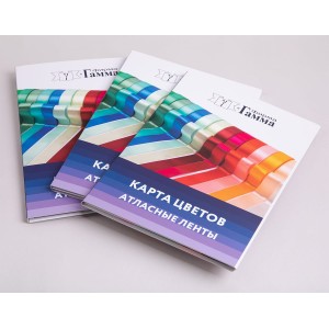 Карта цветов GAMMA Карта цветов Атласная лента_ NEW(185 цв)   CS008 2023г