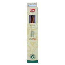 Спицы  PRYM 223165   чулочные "Natural"   береза  d 4.5 мм  20 см  5 шт .