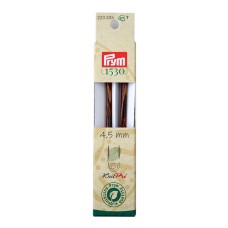 Спицы  PRYM 223305   съемные длинные "Natural"   береза  d 4.5 мм  11.6 см  2 шт .