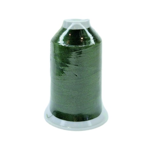 Нитки вышивальные 120D/2 5000 м 19-5920 темно-зеленый 100% полиэстер