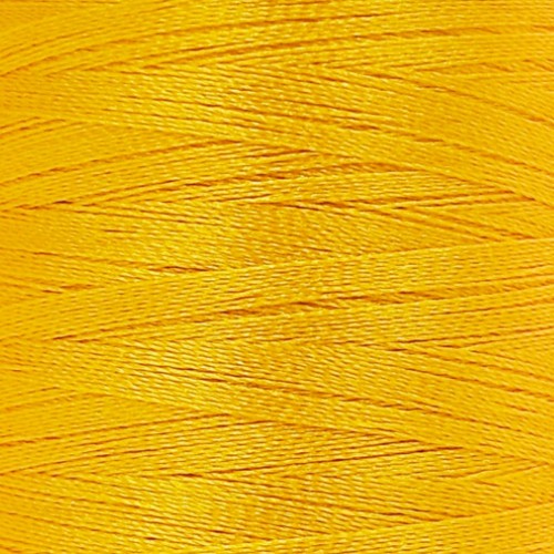 Нитки вышивальные 120D/2 1000 ярд В202 ярко-желтый 100% ПЭ