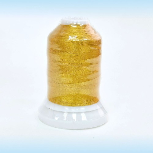 Нитки вышивальные 120D/2 1000 ярд В204 охра 100% ПЭ