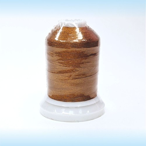 Нитки вышивальные 120D/2 1000 ярд В215 рыжий 100% ПЭ