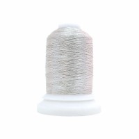 Нитки вышивальные 120D/2 1000 ярд В281 белёсый серый 100% ПЭ