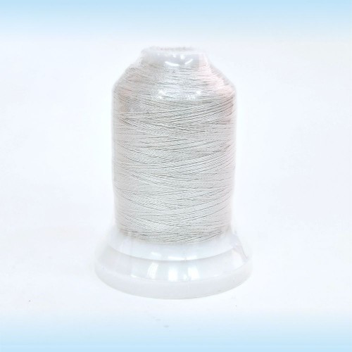 Нитки вышивальные 120D/2 1000 ярд В281 белёсый серый 100% ПЭ