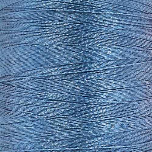 Нитки вышивальные 120D/2 1000 ярд В373 темно-голубой 100% ПЭ