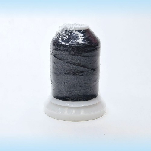 Нитки вышивальные 120D/2 1000 ярд В410 темно-серый 100% ПЭ