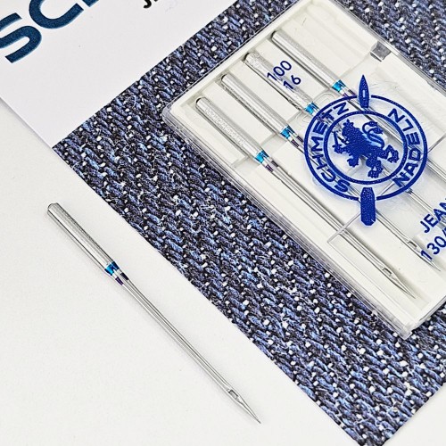 Иглы для бытовых швейных машин Shcmetz 130/705 H-J Jeans NM100 5 шт.