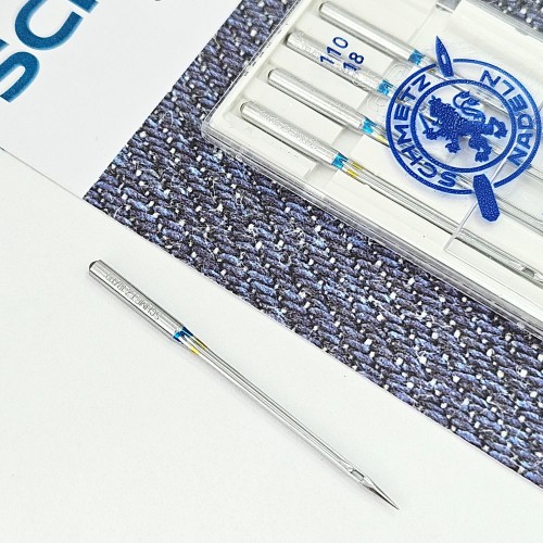 Иглы для бытовых швейных машин Shcmetz 130/705 H-J Jeans NM110 5 шт.