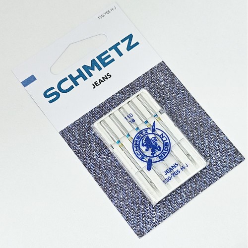 Иглы для бытовых швейных машин Shcmetz 130/705 H-J Jeans NM110 5 шт.