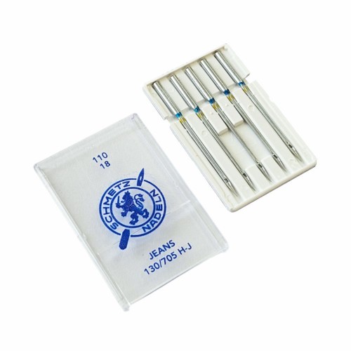 Иглы для бытовых швейных машин Shcmetz 130/705 H-J Jeans NM110 5 шт.