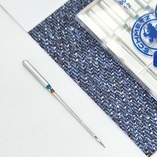 Иглы для бытовых швейных машин Shcmetz 130/705 H-J Jeans NM80 5 шт.