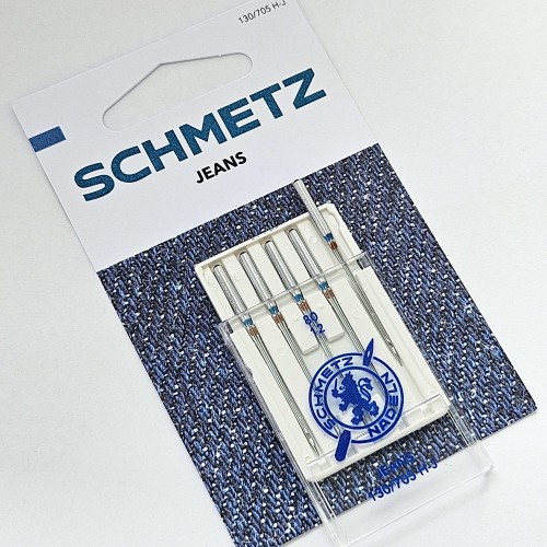 Иглы для бытовых швейных машин Shcmetz 130/705 H-J Jeans NM80 5 шт.