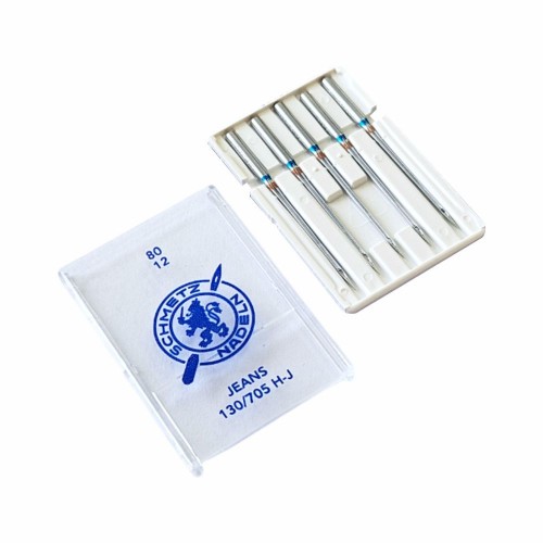 Иглы для бытовых швейных машин Shcmetz 130/705 H-J Jeans NM80 5 шт.