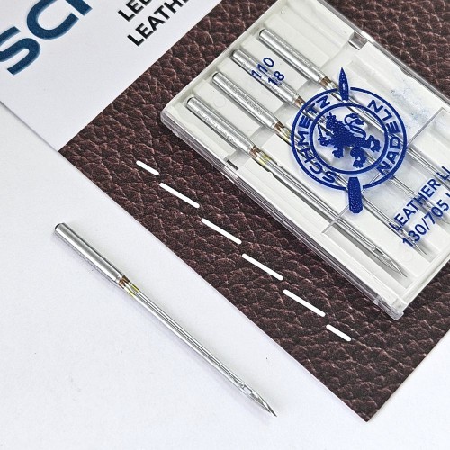 Иглы для бытовых швейных машин Shcmetz 130/705 H LL Leather NM110 5 шт.