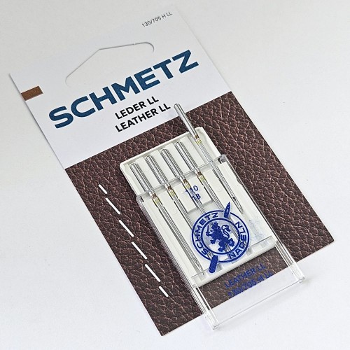 Иглы для бытовых швейных машин Shcmetz 130/705 H LL Leather NM110 5 шт.