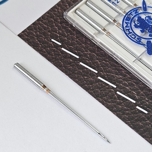 Иглы для бытовых швейных машин Shcmetz 130/705 H LL Leather NM80 5 шт.