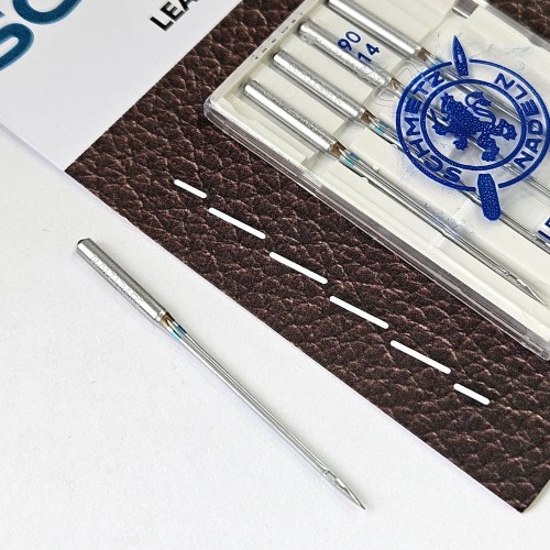 Иглы для бытовых швейных машин Shcmetz 130/705 H-LL Leather NM90 5 шт.