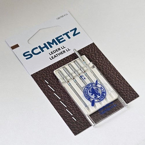Иглы для бытовых швейных машин Shcmetz 130/705 H-LL Leather NM90 5 шт.