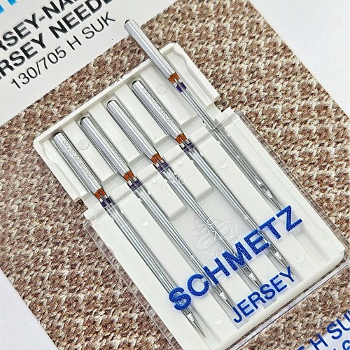 Иглы для бытовых швейных машин Shcmetz 130/705 H-SUK Jersey NM100 5 шт.