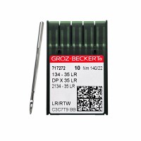 Иглы для промышленных швейных машин 134-35 LR 140 для кожи GROZ-BECKERT (10 шт)