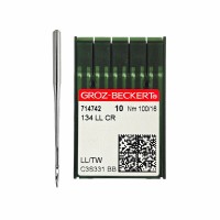 Иглы для промышленных швейных машин 134 LL 100 для кожи GROZ-BECKERT (10 шт)