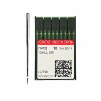 Иглы для промышленных швейных машин 134 LL 90 для кожи GROZ-BECKERT (10 шт)