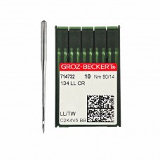 Иглы для промышленных швейных машин 134 LL 90 для кожи GROZ-BECKERT (10 шт)