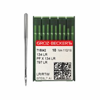 Иглы для промышленных швейных машин 134 LR 110 для кожи GROZ-BECKER (10 шт)
