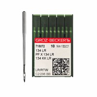 Иглы для промышленных швейных машин 134 LR 130 для кожи GROZ-BECKERT (10 шт)