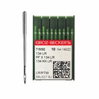 Иглы для промышленных швейных машин 134 LR 140 для кожи GROZ-BECKERT (10 шт)