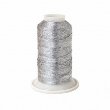 Нитки вышивальные 150D/2 1000 метров серебро