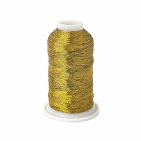 Нитки вышивальные 150D/2 1000 метров золото