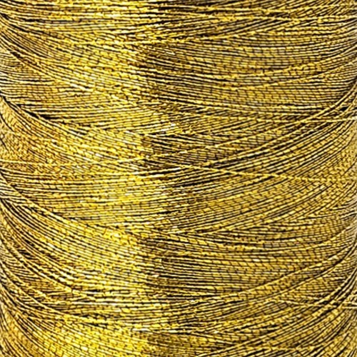Нитки вышивальные 150D/2 1000 метров золото