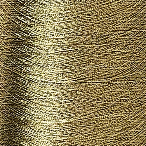 Нитки 100% ПЭ вышивальная 150D/2 5000 метров золото FMS 3054