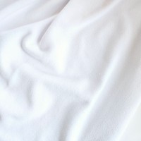 Флис двухсторонний антипиллинг "SENTEX" (ФАСОВКА 50*50см) 230 г/м2 100% ПЭ белый