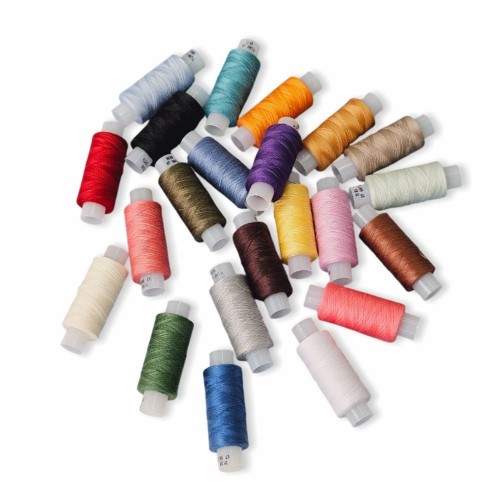 Нитки лавсан 35ЛЛ 200м цветные (22шт.в наборе)