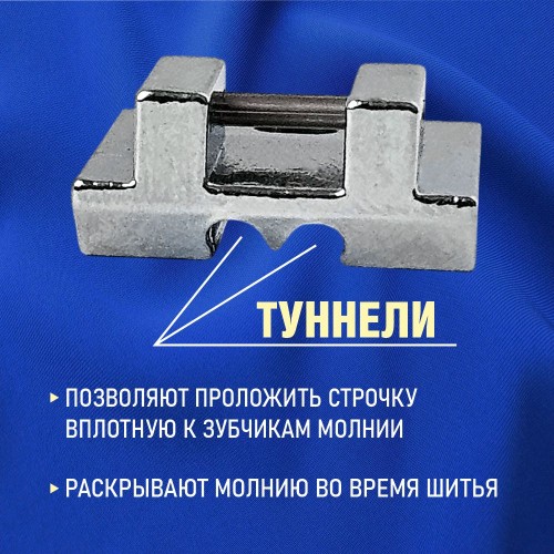 Лапка №38 для потайной молнии