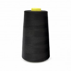 Нитки 100%  полиэстер 40/2 5000 ярдов чёрный