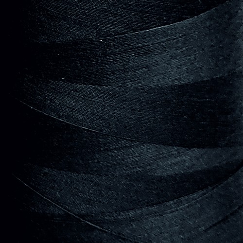 Нитки 100%  полиэстер 40/2 5000 ярдов чёрный