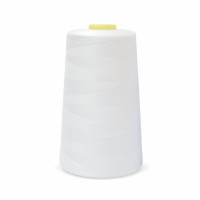 Нитки 100%  полиэстер 40/2 5000 ярдов белый
