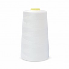 Нитки 100%  полиэстер 40/2 5000 ярдов белый