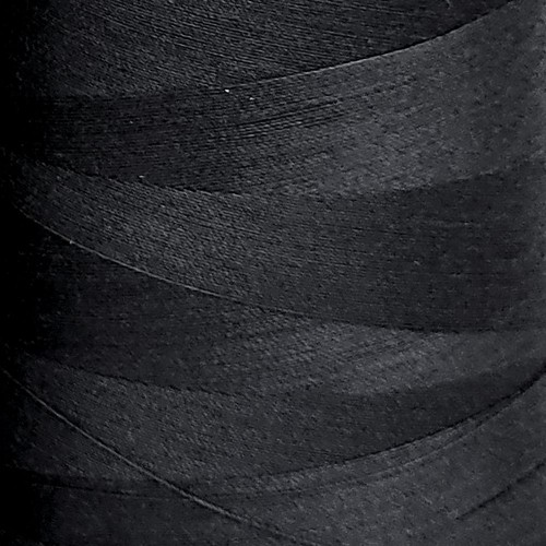 Нитки 100%  полиэстер 50/2 5000 ярдов черный