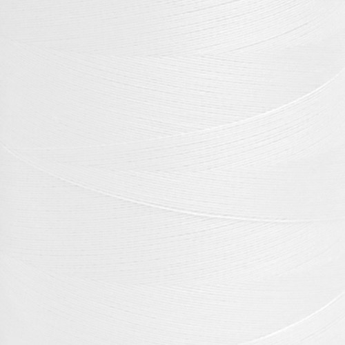 Нитки 100%  полиэстер 50/2 5000 ярдов белый