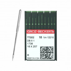 Иглы для промышленных швейных машин DB*1 100 R универсальные GROZ-BECKERT (10 шт)