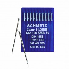 Иглы для промышленных швейных машин DB*1 100 SES для трикотажа Schmetz (10 шт)