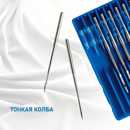 Иглы для промышленных швейных машин DB*1 100 SUK для высокоэластичных тканей Schmetz (10 шт)