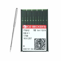Иглы для промышленных швейных машин DB*1 110 R универсальные GROZ-BECKERT (10 шт)