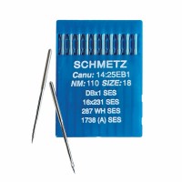 Иглы для промышленных швейных машин DB*1 110 SES для трикотажа Schmetz (10 шт)