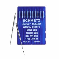 Иглы для промышленных швейных машин DB*1 60 SES для трикотажа Schmetz (10 шт)